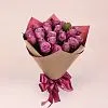 Фото Букет из фиолетовых роз