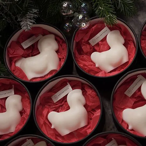 Фото Формовая свеча "ЛОШАДКА"