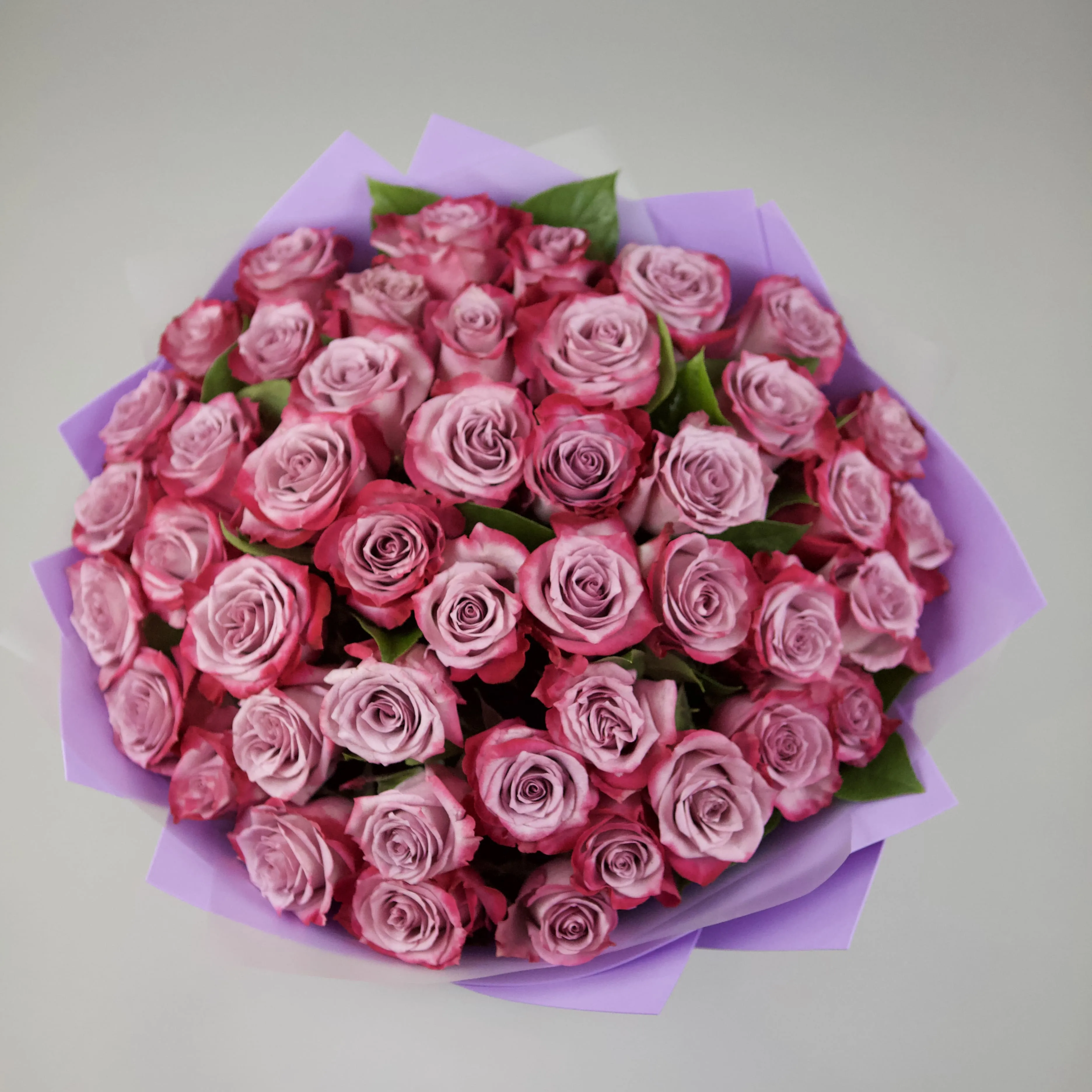 Фото Букет из роз «Малиновый пунш»
