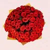 Фото 85 красных роз (50 см)