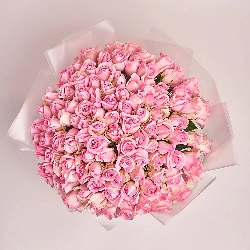 Фото Букет из роз «Розовое облако»