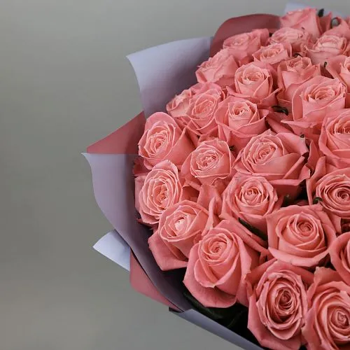 Фото Букет из роз «Нежность лепестков»