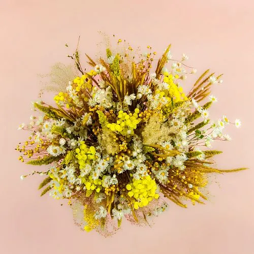 Фото Букет в вазе «Полевые самоцветы»