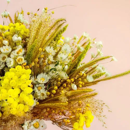 Фото Букет в вазе «Полевые самоцветы»