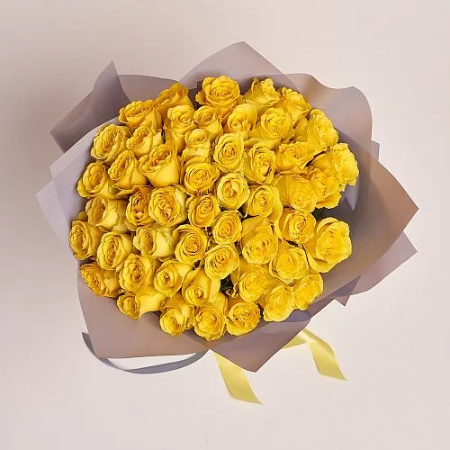 Фото Букет из 51 желтой розы
