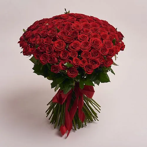 Фото 151 бордовая роза (70 см)