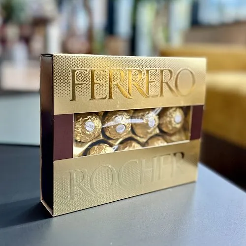 Фото Конфеты "Ferrero" молочный шоколад, 125г