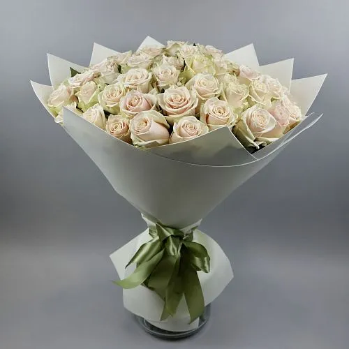 Букет из роз «Жемчужина» фото №1 Фото Букет из роз «Жемчужина»