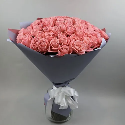 Букет из роз «Нежность лепестков» фото №1 Фото Букет из роз «Нежность лепестков»