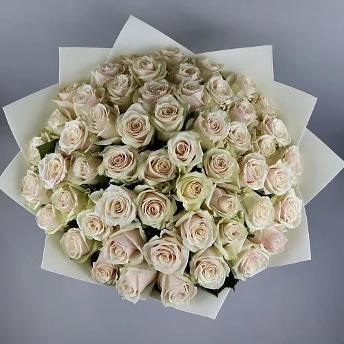 Букет из роз «Жемчужина» фото №2 Фото Букет из роз «Жемчужина»