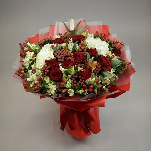 Букет «Бордо» фото №2 Фото Букет «Бордо»