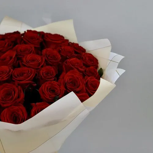 Букет из роз «Рубин» фото №4 Фото Букет из роз «Рубин»