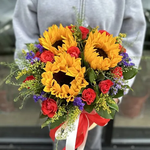 Букет "Шумный город" фото №5 Фото Букет "Шумный город"