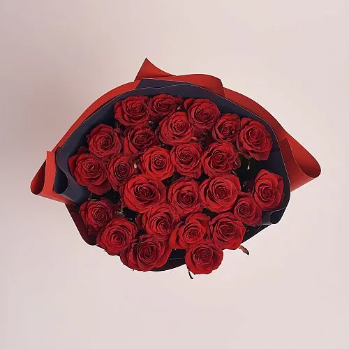 Букет из роз «Пламя страсти» фото №2 Фото Букет из роз «Пламя страсти»