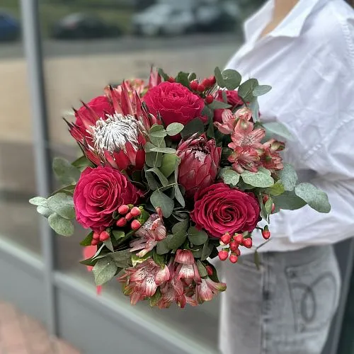 Букет "Розовый шлейф" фото №2 Фото Букет "Розовый шлейф"