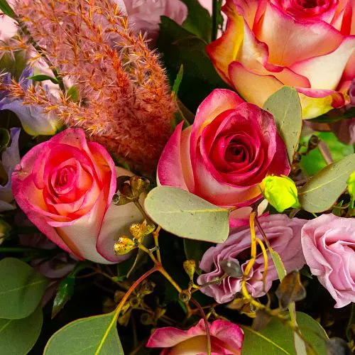 Букет в вазе «Архитектура красоты» фото №4 Фото Букет в вазе «Архитектура красоты»