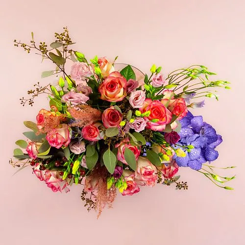 Букет в вазе «Архитектура красоты» фото №2 Фото Букет в вазе «Архитектура красоты»