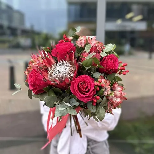 Букет "Розовый шлейф" фото №1 Фото Букет "Розовый шлейф"