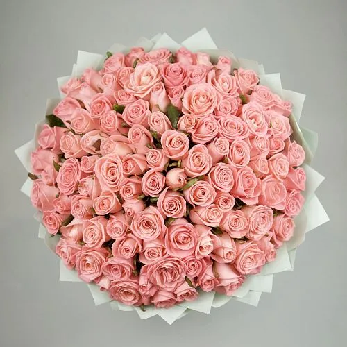 Букет «Нежные розы» фото №2 Фото Букет «Нежные розы»