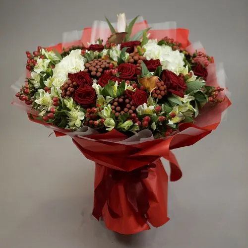 Букет «Бордо» фото №1 Фото Букет «Бордо»