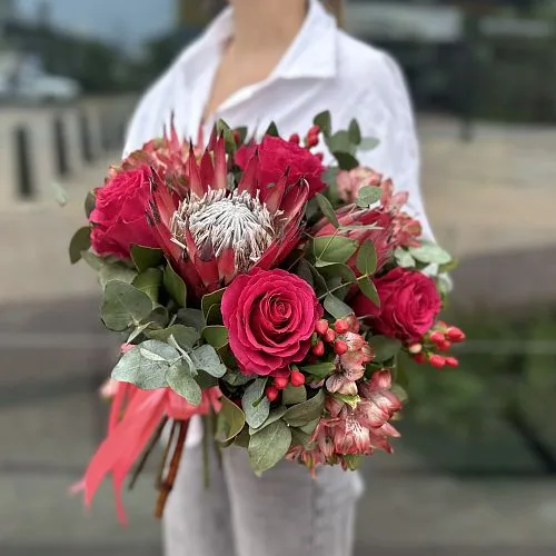 Букет "Розовый шлейф" фото №4 Фото Букет "Розовый шлейф"